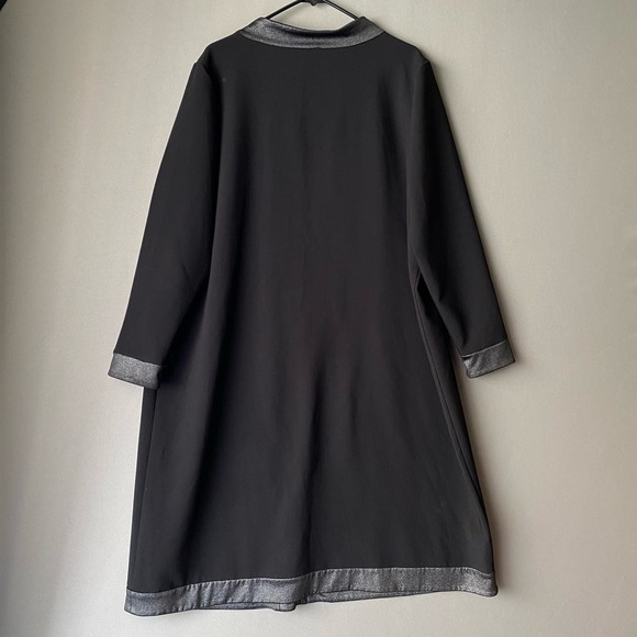 JEUNE MERE sz XL zip metallic cloak - Picture 10 of 12